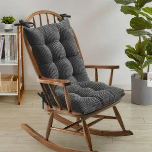 NWT - 2 Piece Rocking Chair Cushion Set - Grey